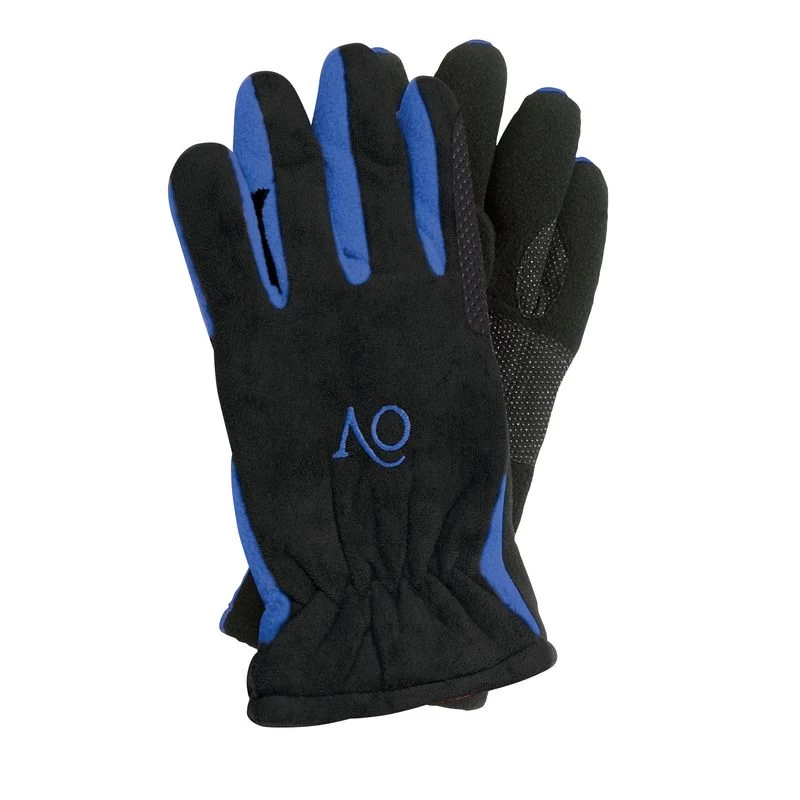 Ovation Polar Suede Fleece Glove - Black/Royal - Image 2