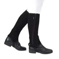 Dublin Kids' Easy-Care Half Chaps II - Black