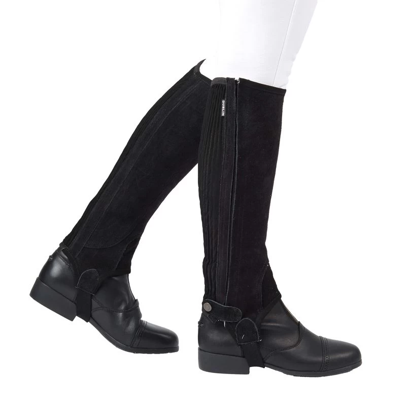 Dublin Suede Half Chaps II - Black