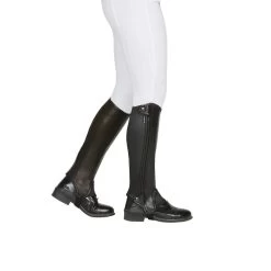 Dublin Evolution Side Zip Half Chaps - Black