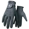 Back On Track Therapeutic Riding Gloves - Black