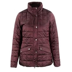 B Vertigo Women's Julianne Quilted Jacket - Vineyard Wine