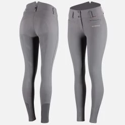 B Vertigo Women's Tiffany Full Seat Breeches - Storm Front Grey