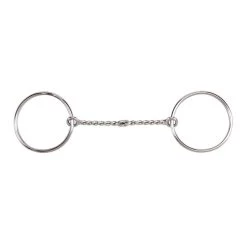 Korsteel Stainless Steel Twisted Wire Loose Ring Snaffle Bit