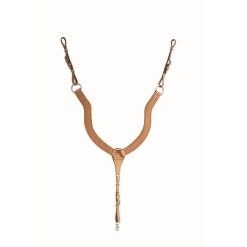 Western Rawhide Country Legend Basketweave Breastcollar - Golden Tan