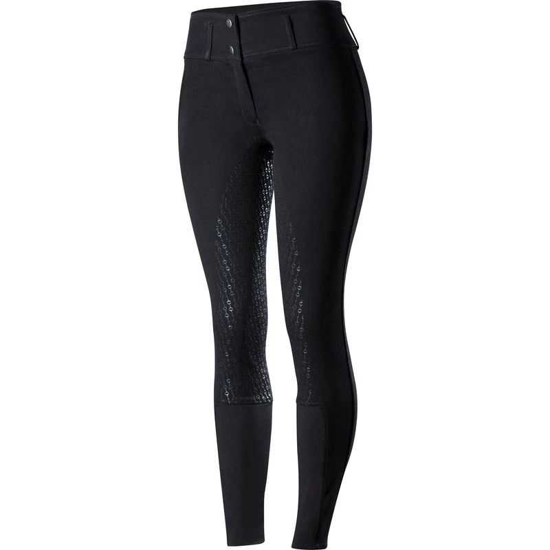 Horze Women's Daniela Full Seat Breeches - Black - Image 7