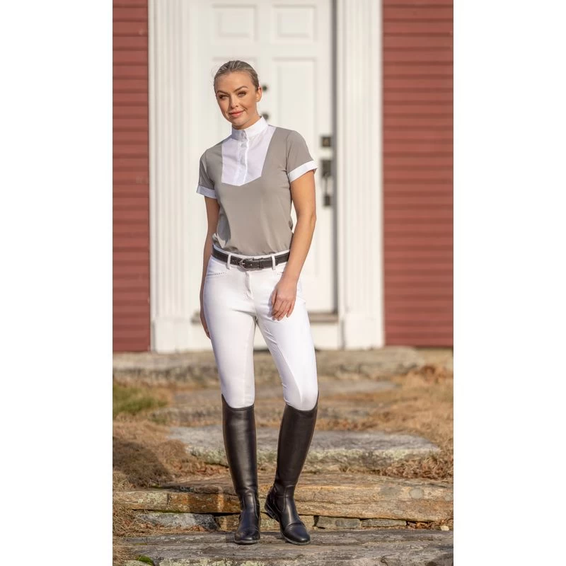 Ovation Women's Elegance Short Sleeve Show Shirt - Grey - Image 2