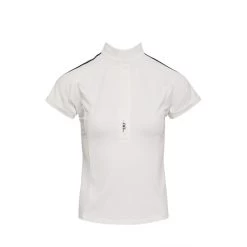 Alessandro Albanese Women's Evora Short Sleeve Competition Shirt - White