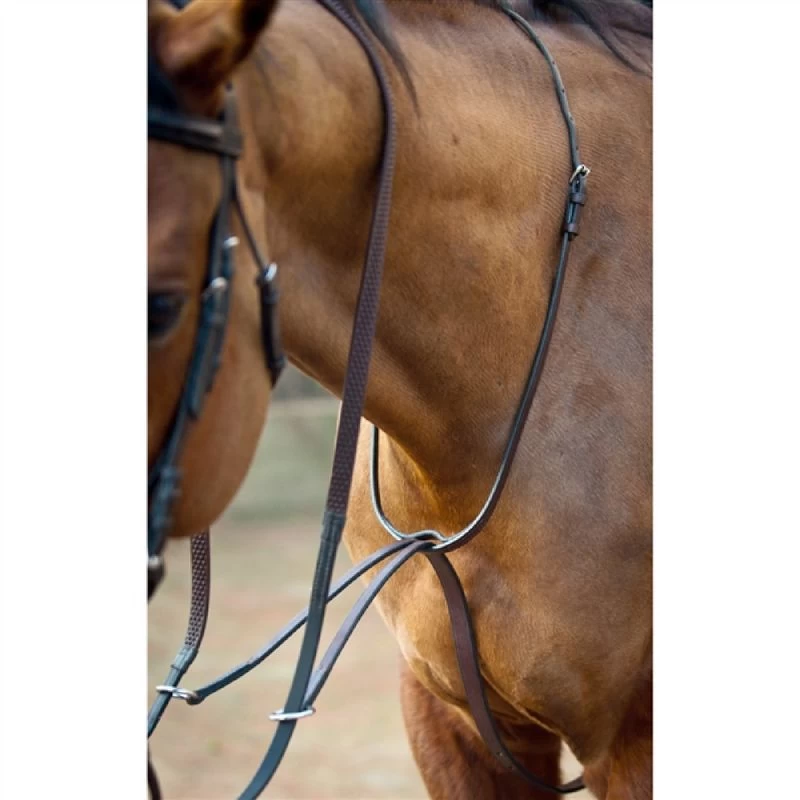 Nunn Finer Running Martingale - Black/Zinc