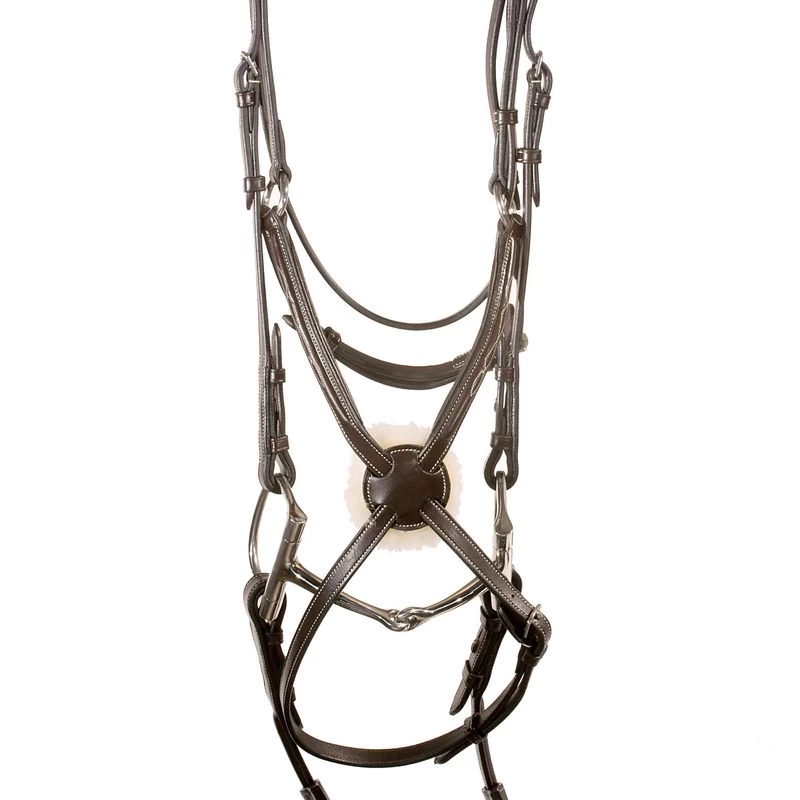Nunn Finer Stefania Figure 8 Bridle - Havana - Image 2