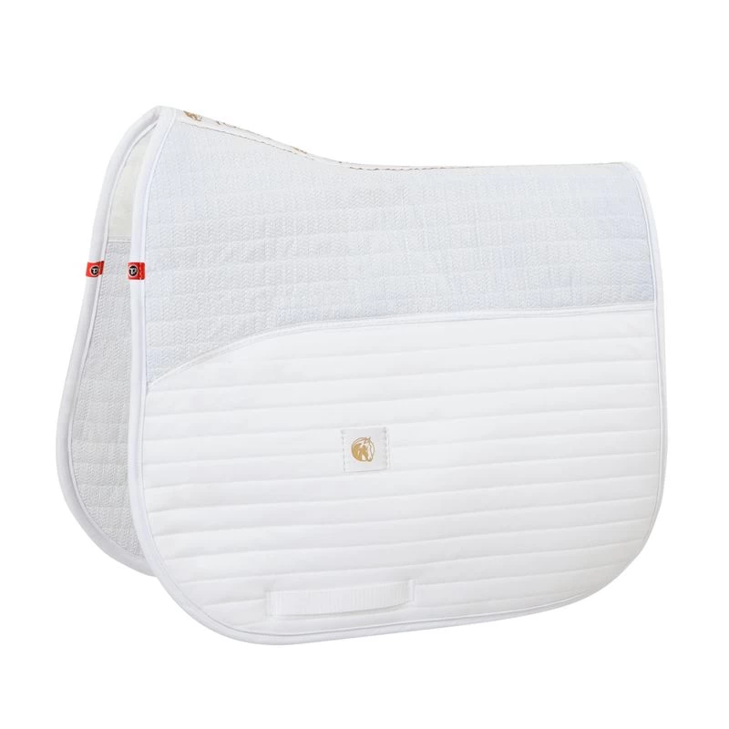 T3 TechQuilt Non-Slip Dressage Pad - White