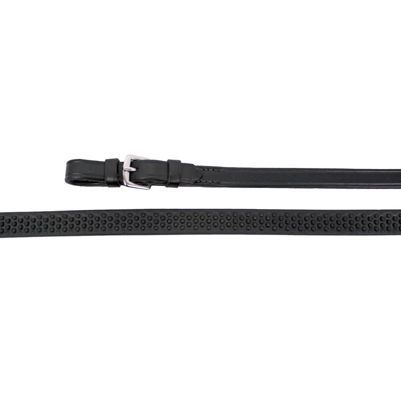 Nunn Finer Soft Grip Reins - Black/Zinc