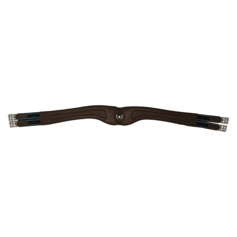 Rambo Micklem Long Comfort Girth - Dark Havana - Image 2