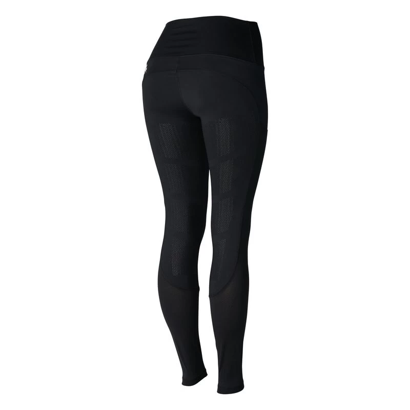 Horze Women's Adelaide Full Seat High Waist Tights - Dark Navy - Image 4