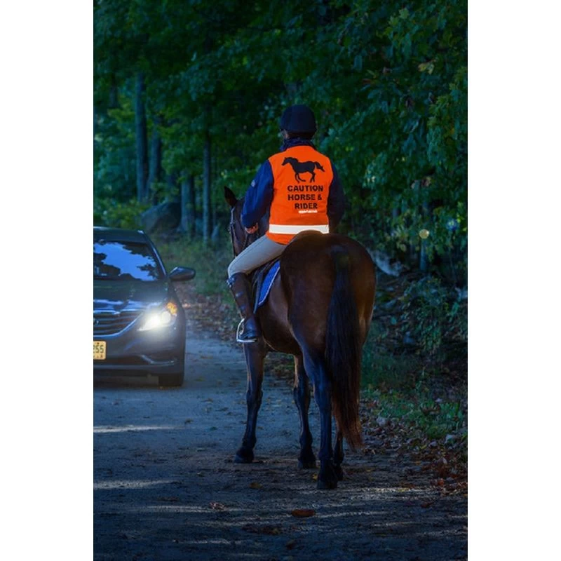 Shires Equi-Flector Safety Vest - Orange - Image 2