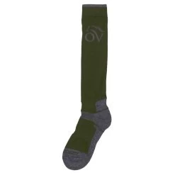 Ovation Women's Tech Merino Wool Knee High Socks - Olive/Grey