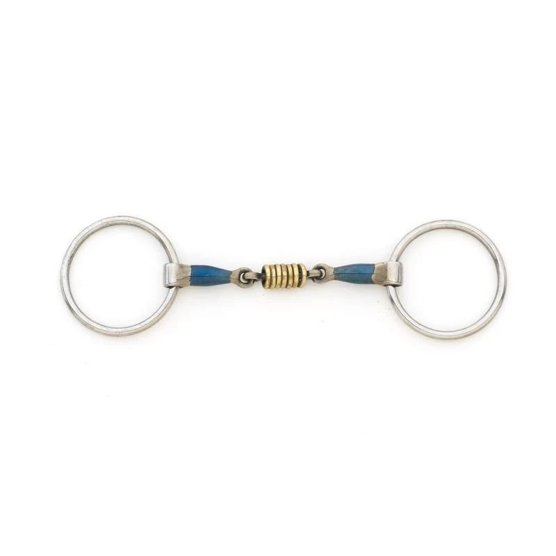Centaur Double Jointed Disk Loose Ring Gag - Blue Steel