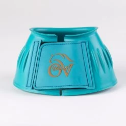 Ovation Professional Ribbed Hook And Loop Bell Boot - Teal