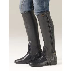 Ovation EquiStretch II Half Chaps - Black