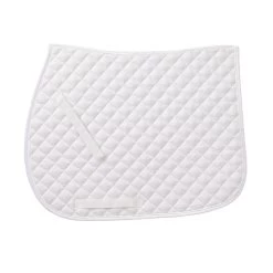 Ovation Coolmax Piped All Purpose Pad - White/White