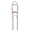 Aramas Fancy Mild Square Raised Bridle W/Fancy Lace Reins - Chestnut
