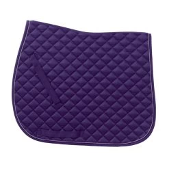 Ovation Coolmax Piped Dressage Pad - Purple/Grey