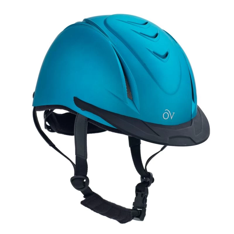 Ovation Metallic Schooler Helmet - Teal