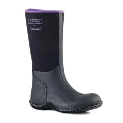 Ovation Mudster Tall Barn Boot - Black/Black/Purple