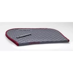 Centaur Imperial Quilted Close Contact Saddle Pad - Grey/Burgundy