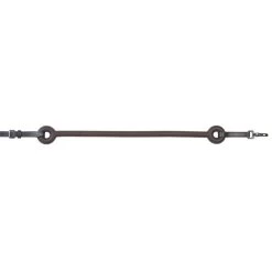 Camelot Rubber Rod Side Reins - Brown