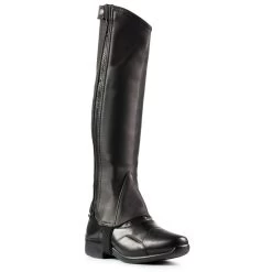 Horze Soft Leather Half Chaps - Black