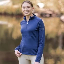 Ovation Kids' Lani Junior Tech Top - Navy