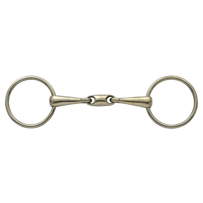 Shires 18mm Copper Alloy French Link Training Bit