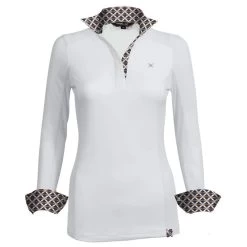 Tredstep Women's Solo Milan Long Sleeve Competition Shirt - Blue Ribbon