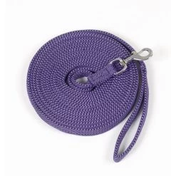 Centaur Cushion Padded Lunge Line - Purple/Navy