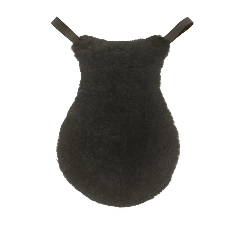 Ovation Europa Sheepskin Seat Saver - Black