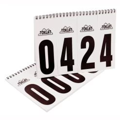 Toklat Number Flip Chart - White/Black