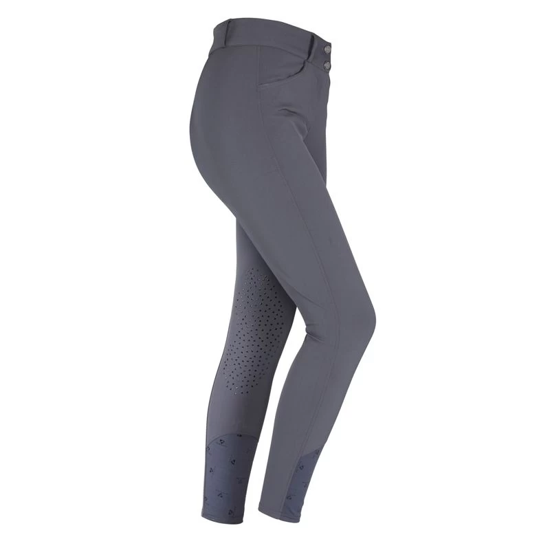 Shires Aubrion Women's Derby Breeches - Grey - Image 2