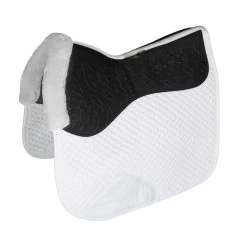 Shires ARMA Fusion Dressage Saddle Pad - White