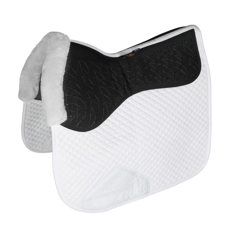 Shires ARMA Fusion Dressage Saddle Pad - White