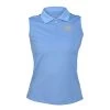 Shires Aubrion Women's Harrow Sleeveless Polo Shirt - Sky Blue