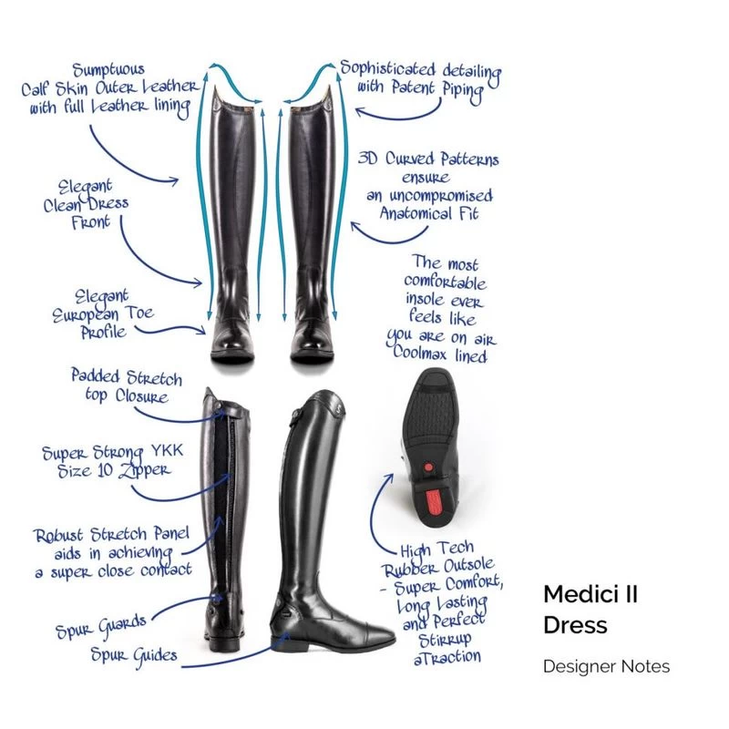 Tredstep Medici II Dress Boot - Black - Image 5