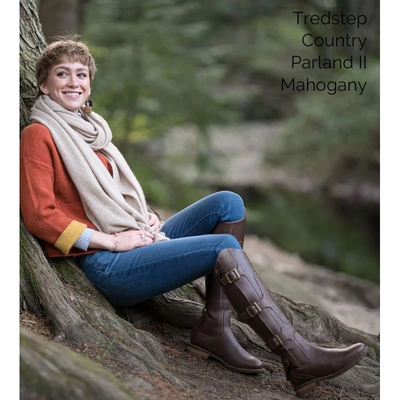 Tredstep Parkland II Tall Country Boot - Mahogany - Image 2