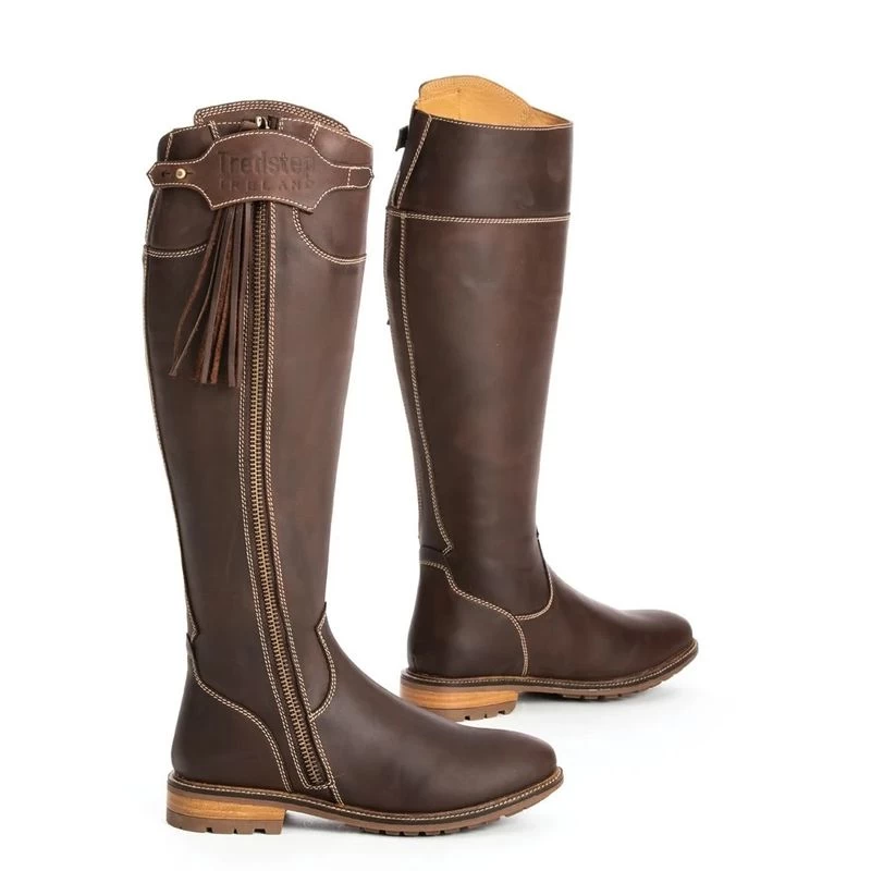 Tredstep Shannon Side Zip Country Boot - Mahogany