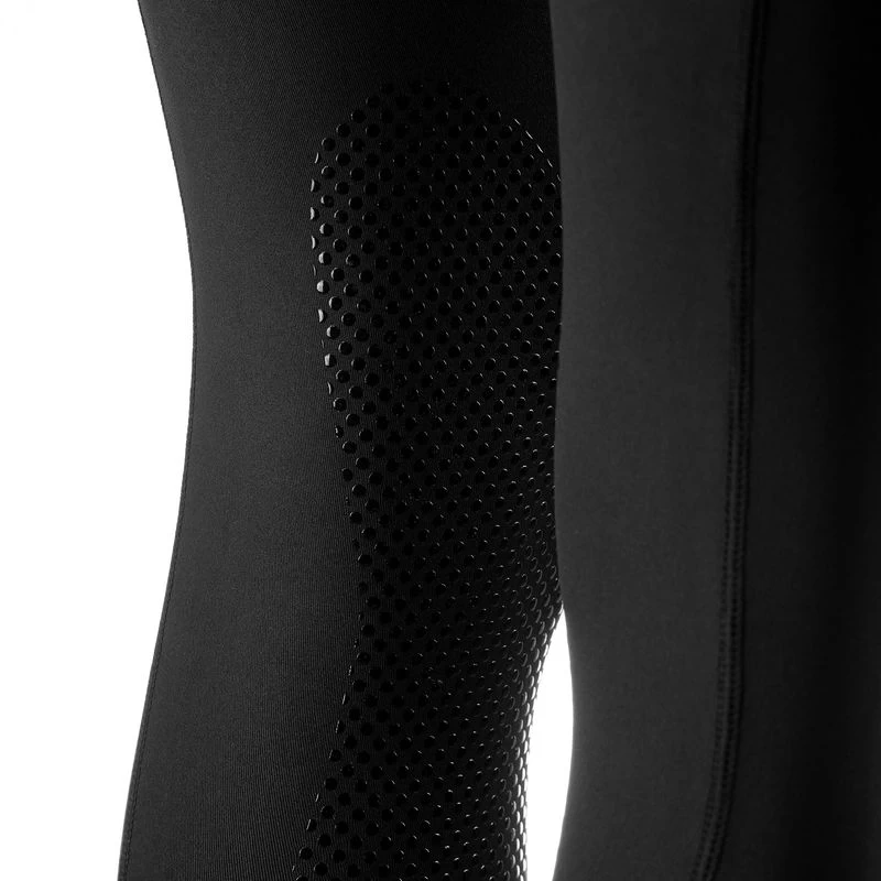Horze Women's Madison Silicone Grip Knee Patch Tights - Black - Image 2