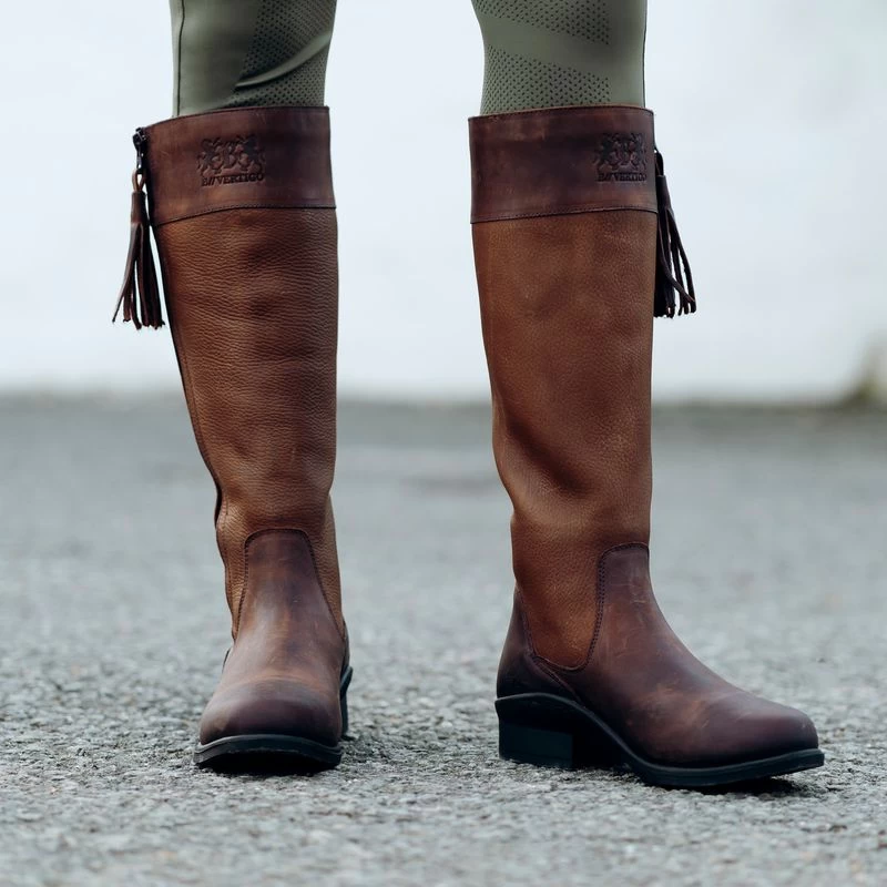 B Vertigo Women's Amelia Waterproof Country Boots - Dark Brown - Image 4