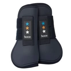 Horze Alex Pony Neoprene-Lined Tendon Boots - Dark Navy