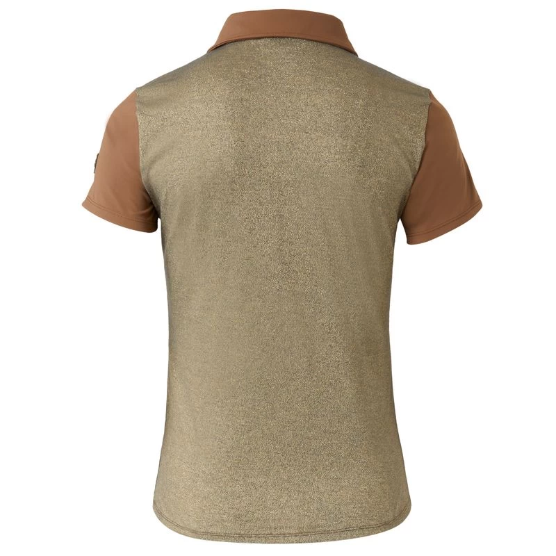 Horze Women's Sagira Breathable Quick Dry Training Shirt - Bison Dark Brown - Image 6