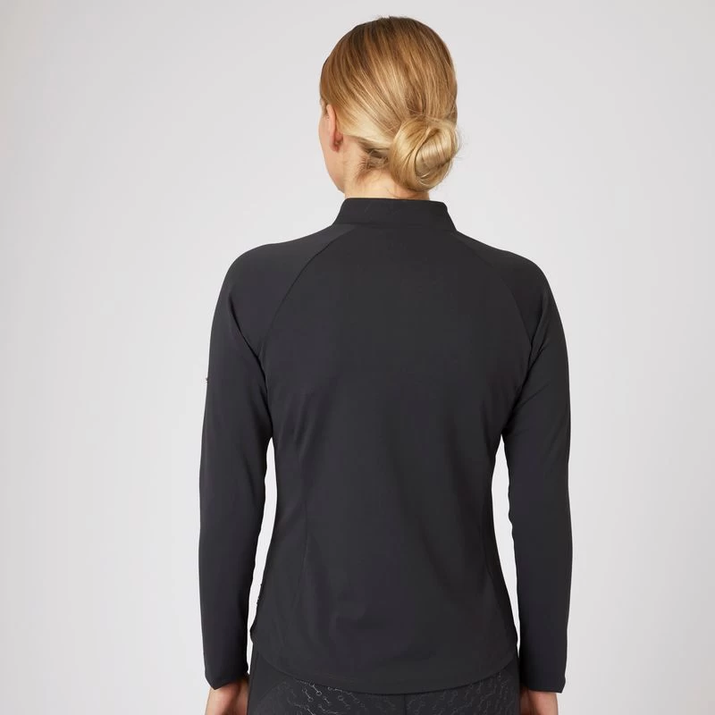 Horze Women's Ciandra UV Pro Technical Training Jacket - Charcoal Grey - Image 4