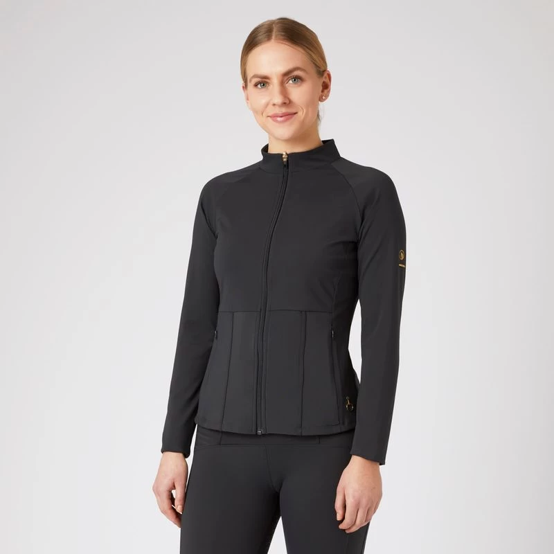 Horze Women's Ciandra UV Pro Technical Training Jacket - Charcoal Grey - Image 5